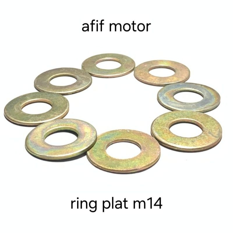 Jual ring plat m14 tebal 2mm baut 19an 500g atau 1/2kg | Shopee Indonesia