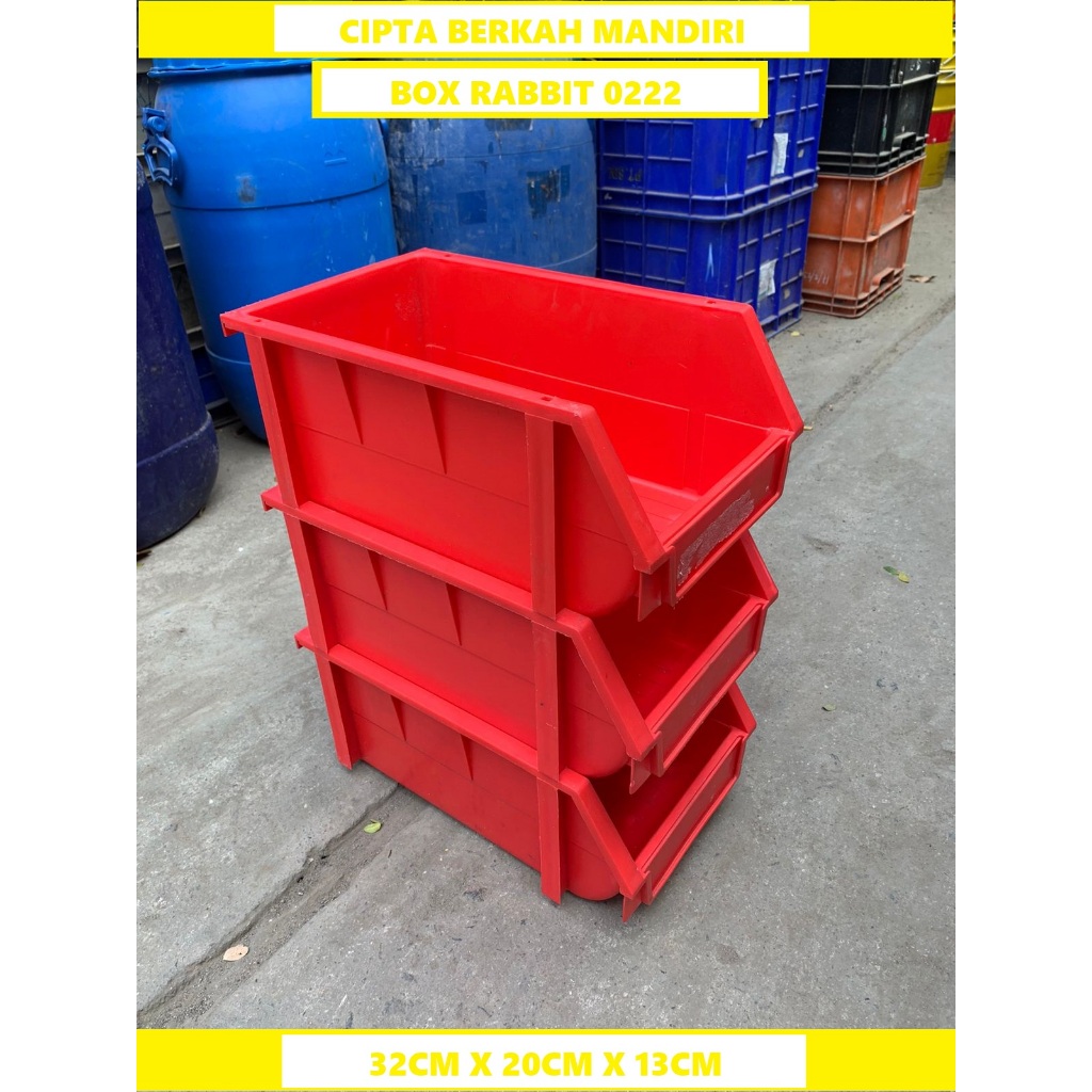 Jual Box Rabbit Plastik Box Perkakas Industri Serbaguna Box Wadah Kunci ...