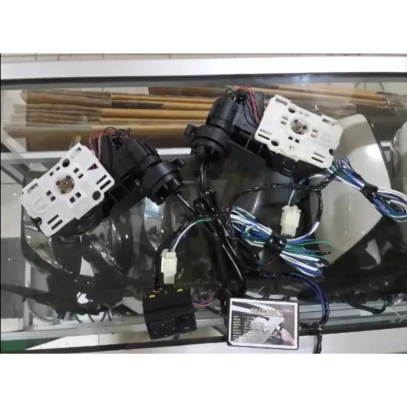 Jual paket retrack lipat otomatis spion Nissan Livina lengkap motor ...