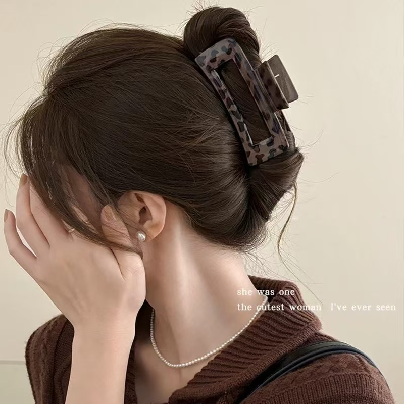 Jual (Hello Girl)F403 Jepitan Rambut Wanita Doff Motif Leopard Series ...