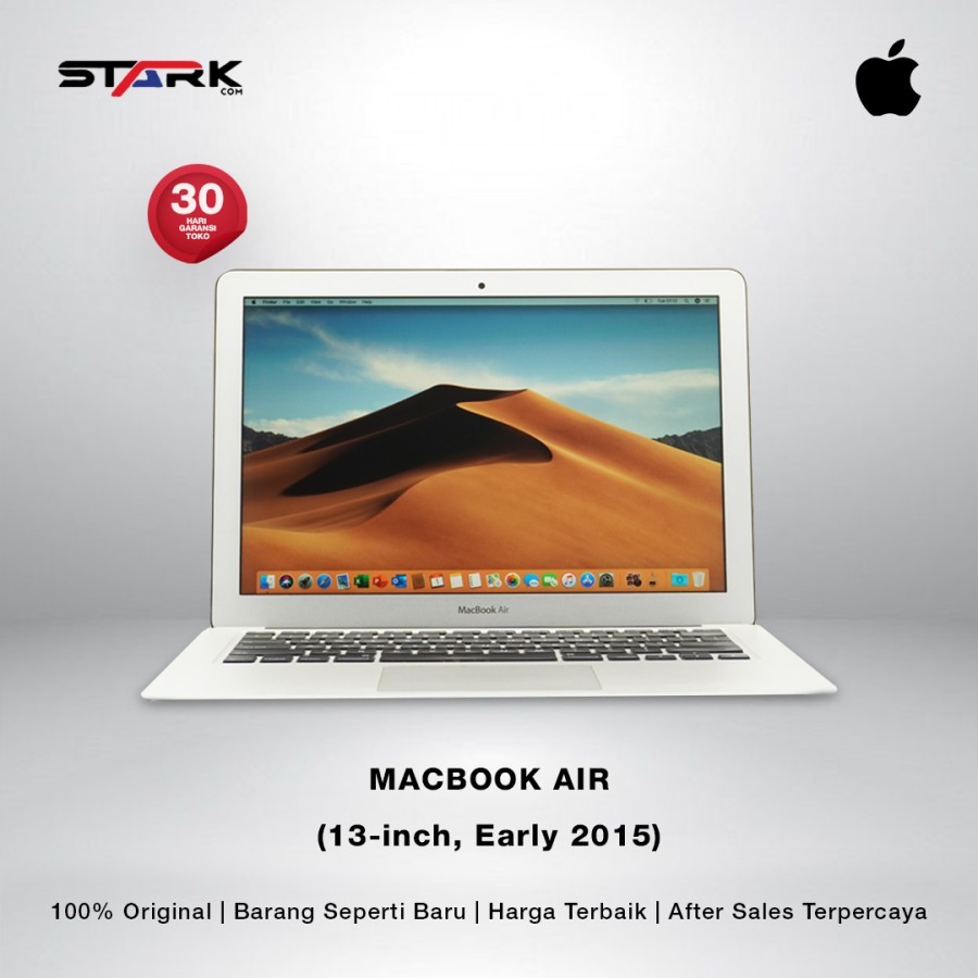 Jual Laptop Macbook Air 2015 13inch Core i7 RAM 8GB SSD 512GB 13