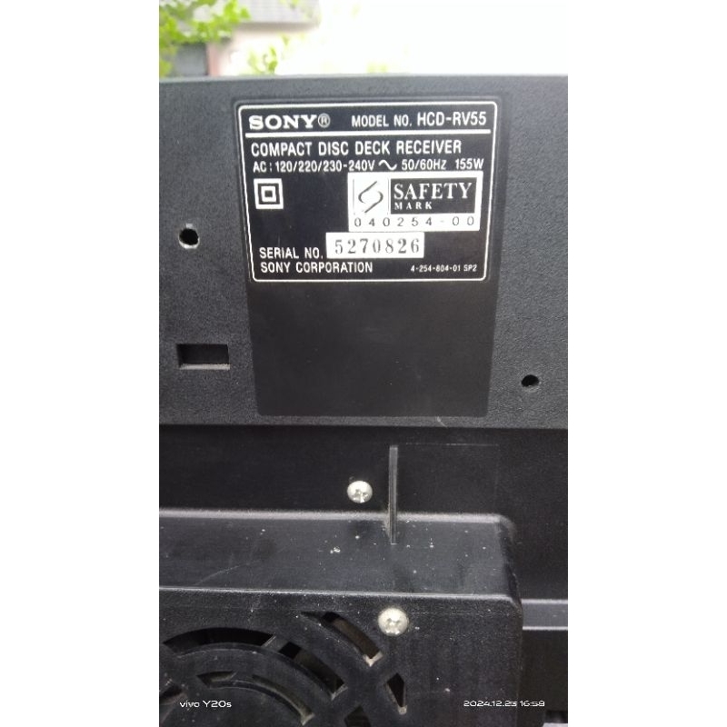 Jual head compo Sony mhc rv55 | Shopee Indonesia