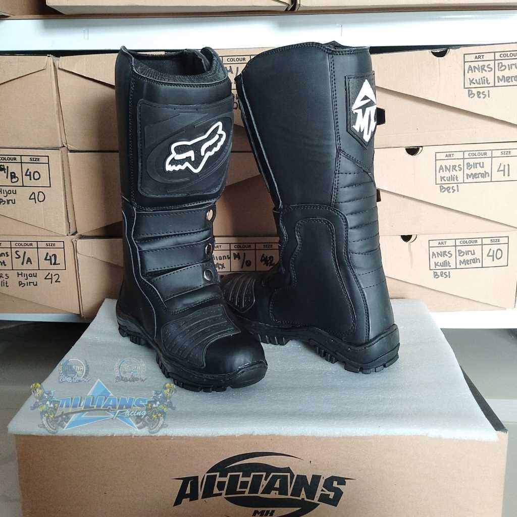 Jual SEPATU TRAIL SEPATU TRABAS SEPATU GUNUNG SEPATU ENDURO MX HITAM ...