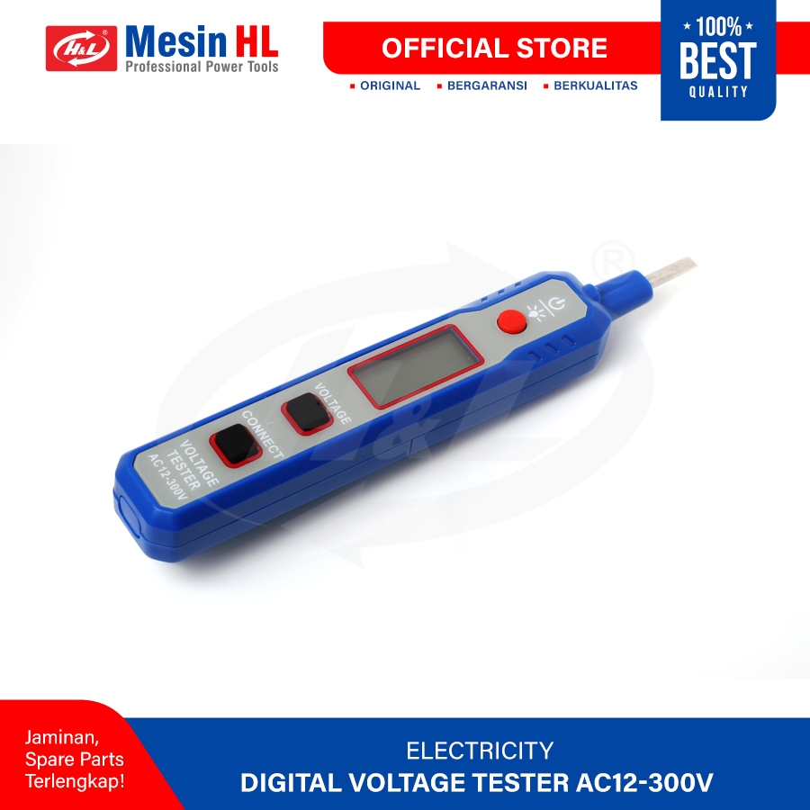 Jual HL Alat Penguji Tekanan Listrik Voltase Digital / Digital Voltage ...