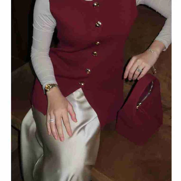 Rok Resleting Elegan Tampil Stylish Saat Lebaran Rok Satin Silk Premium Korean Satin Skirt