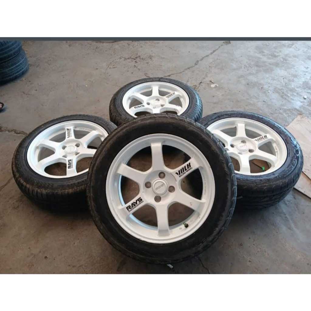 Jual VELG MOBIL BEKAS RAYA RING 16 LEBAR 7 PCD 4X100 ET 42+BAN 205 55 ...