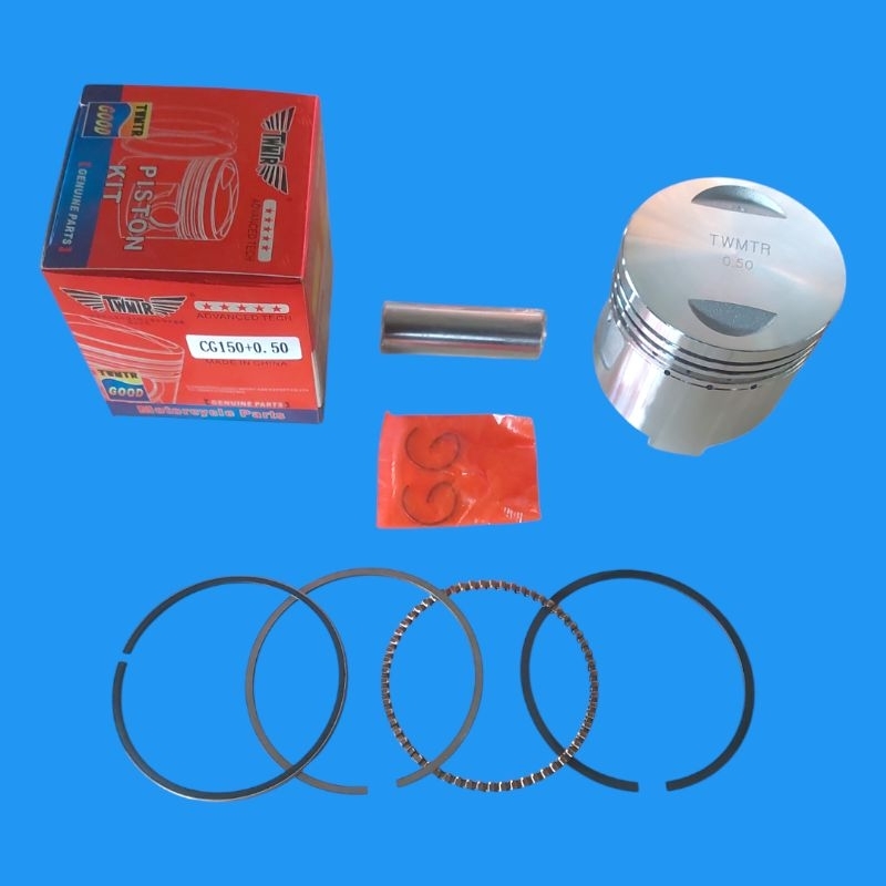 Jual piston kit 150cc OS 0.50 set piston viar kaisar appktm nozomi ...