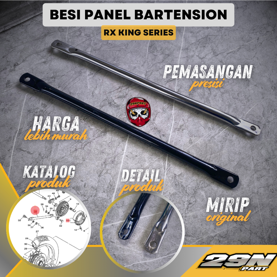 Jual Besi Bartension Panel Tiang Penahan Rem Rx King Rxk Rxs Vixion ...