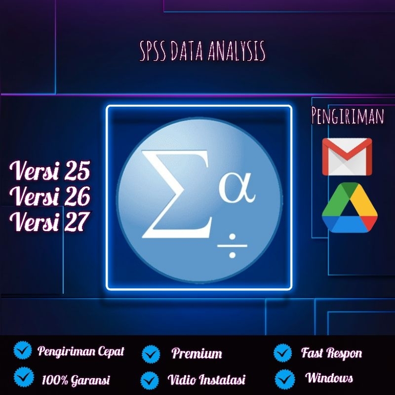 Jual Statistik SPSS 25,26,27 Lifetime Full Version For Windows | Shopee ...