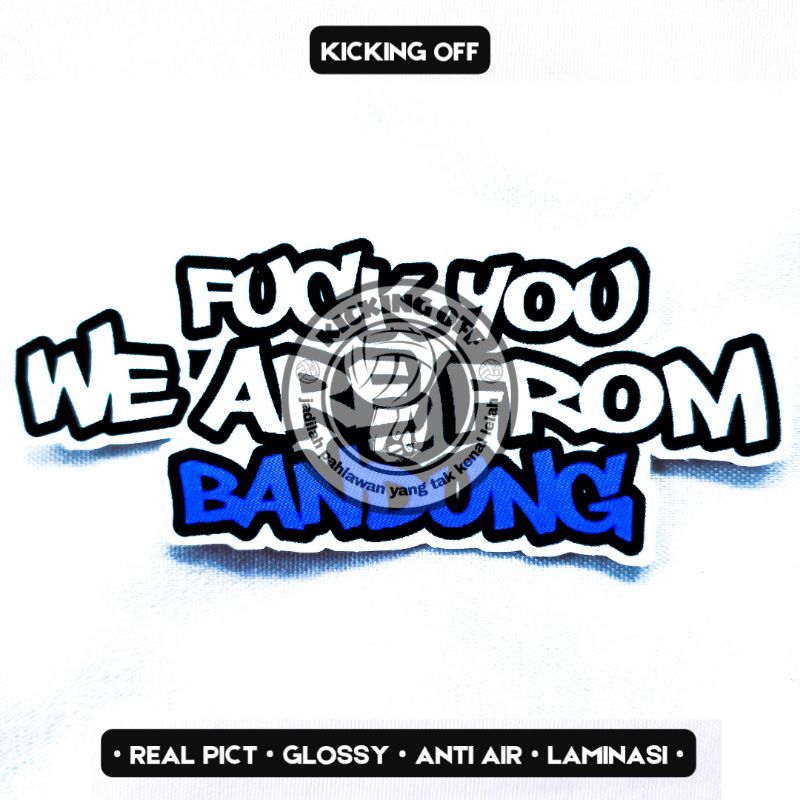 Jual Stiker Persib Casuals Ultras Hooligan Bobotoh Viking FCC NW ...