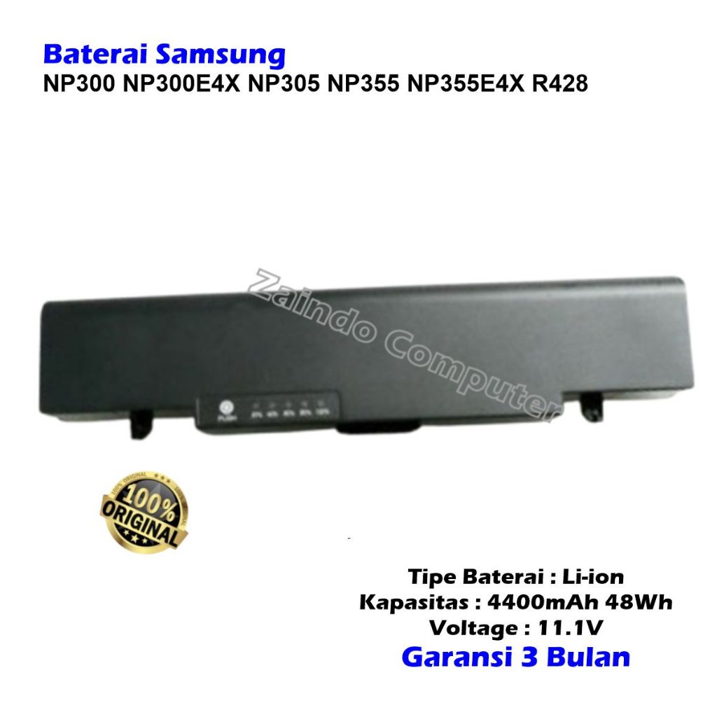 Jual BATERAI SAMSUNG NP305 NP355 NP355E4X R428 NP300E NP300V NP305E ...