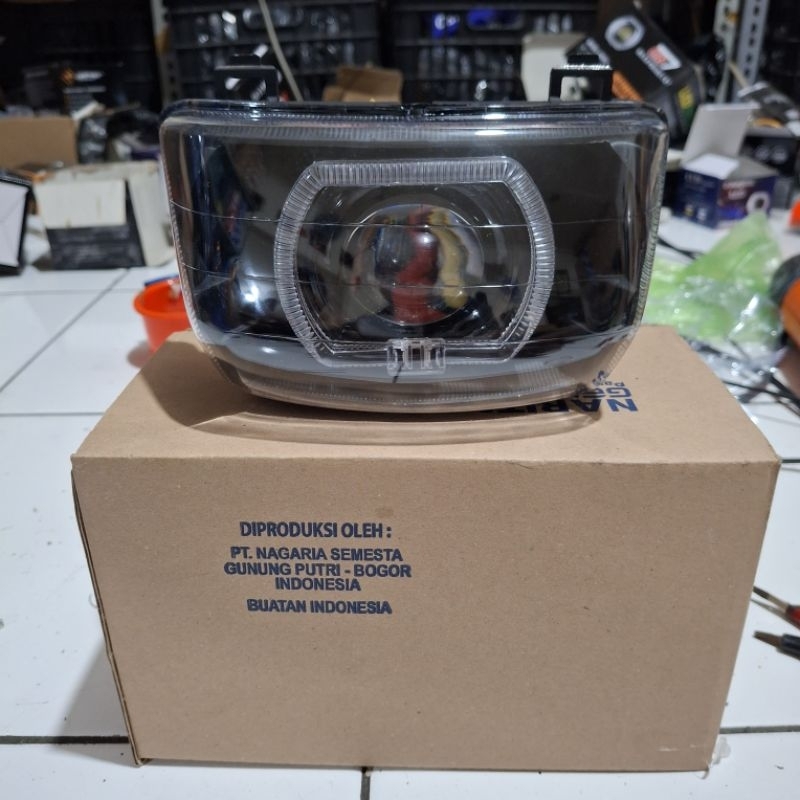 Lampu depan fullset BILED 3.5 INCH Honda Supra X Lama supra X carbu Supra Bapak Spek terang