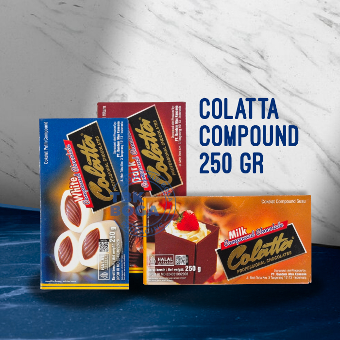 Jual Colatta Compound 250 Gr ( Dark, White, Milk ) Coklat Putih Susu ...