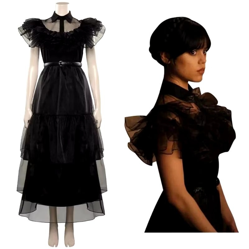Jual Costume Wednesday Addams - Wednesday | Shopee Indonesia