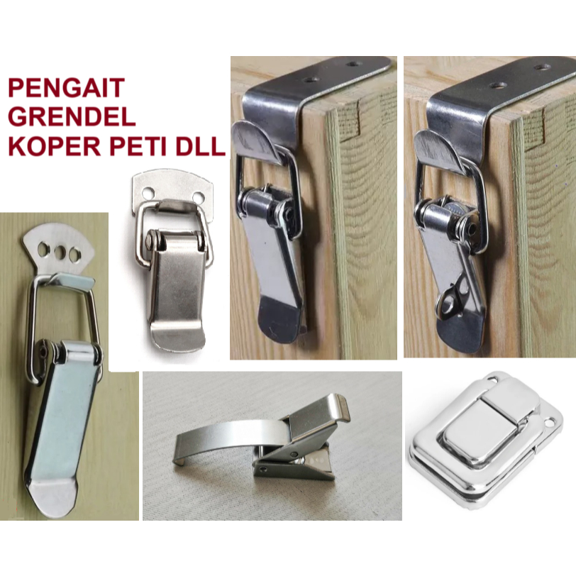Jual Kaitan Peti Pengait Koper Grendel Kabinet Clamp Lock Pengunci ...
