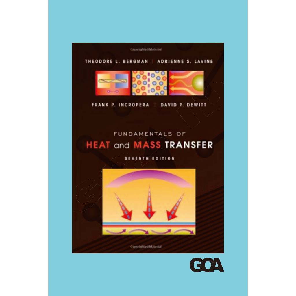 Jual Fundamentals of Heat and Mass Transfer, Seventh Edition Shopee