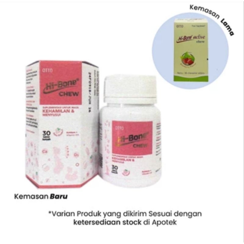 Jual HI-BONE ACTIVE RASA STRAWBERRY BOX 30 TABLET | Shopee Indonesia