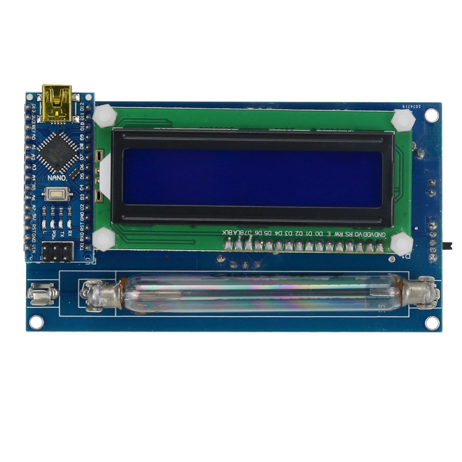 Jual DIY Sumber Terbuka Geiger Counter Meter Kit Modul Miller GM Tube ...