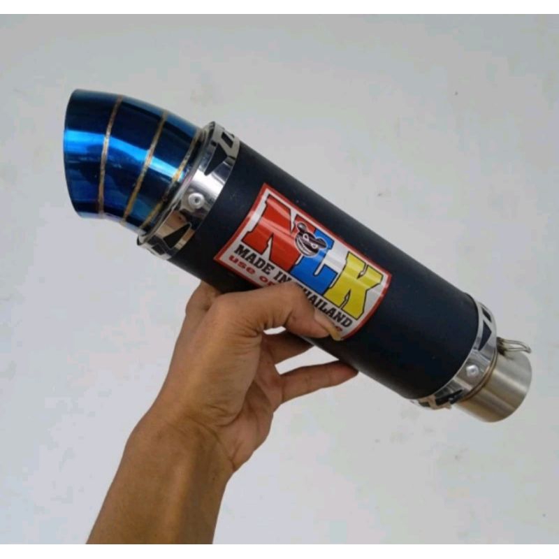 Jual NLK Open spec pipe 51mm Canister Black doff Universal | Shopee ...