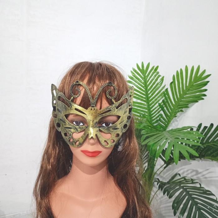 Jual TOPENG ETNIK BUTTERFLY 007- PERAK & MAS / TOPENG HALLOWEN / TOPENG ...