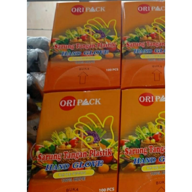 Jual Sarung Tangan Oripack per pack isi 100 pcs | Shopee Indonesia