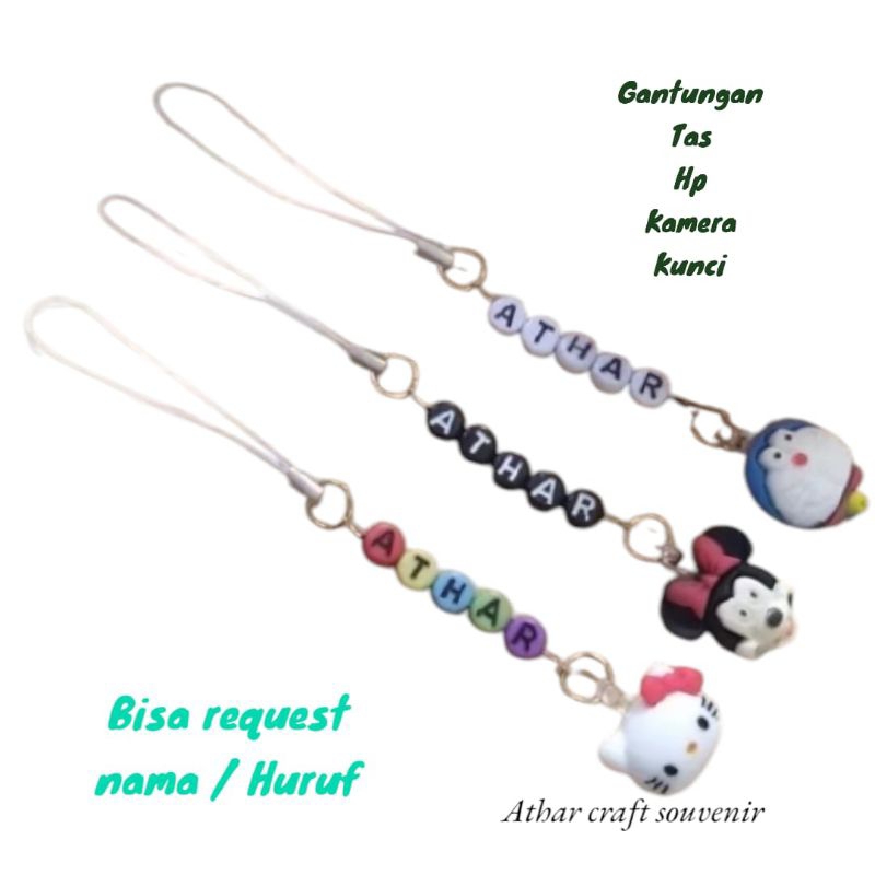 Jual Gantungan Tali Hp Nama , Gantungan Tas , Gantungan flashdisk ...
