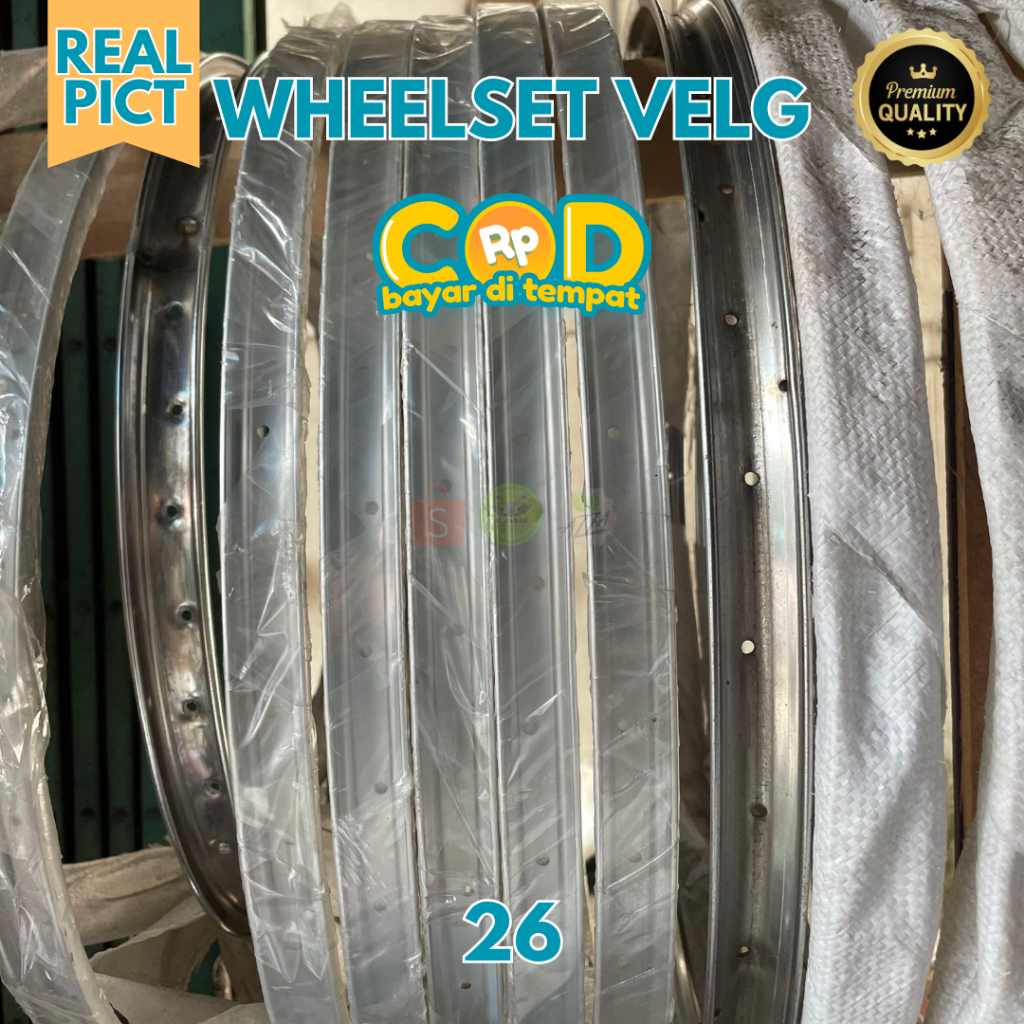 Jual VELG RIMS SEPEDA BERBAGAI UKURAN TANPA KAWAT | BAHAN PREMIUMN KUAT ...