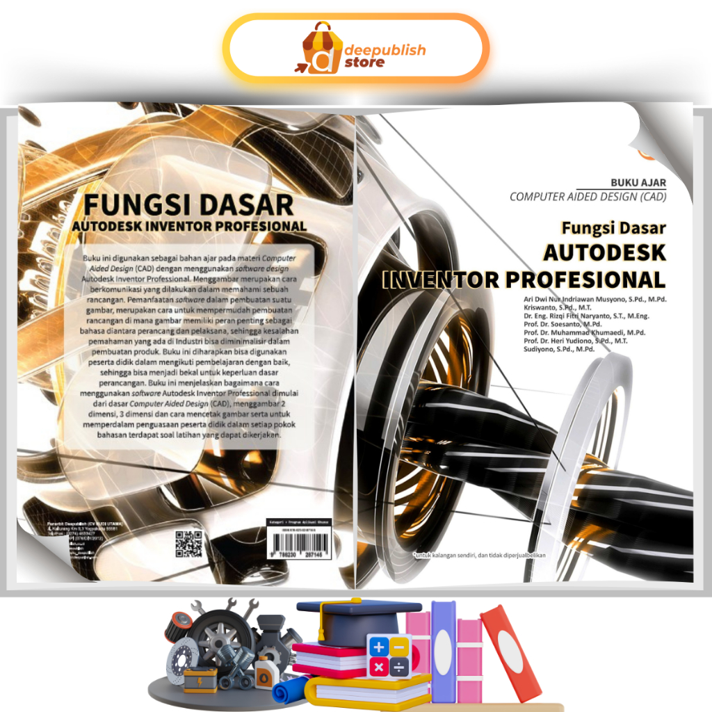Jual Deepublish - Buku Ajar Computer Aided Design (CAD) Fungsi Dasar ...