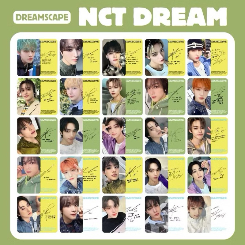 Jual (ISI 25 PCS) photocard nct dream pc set dream scope istj
