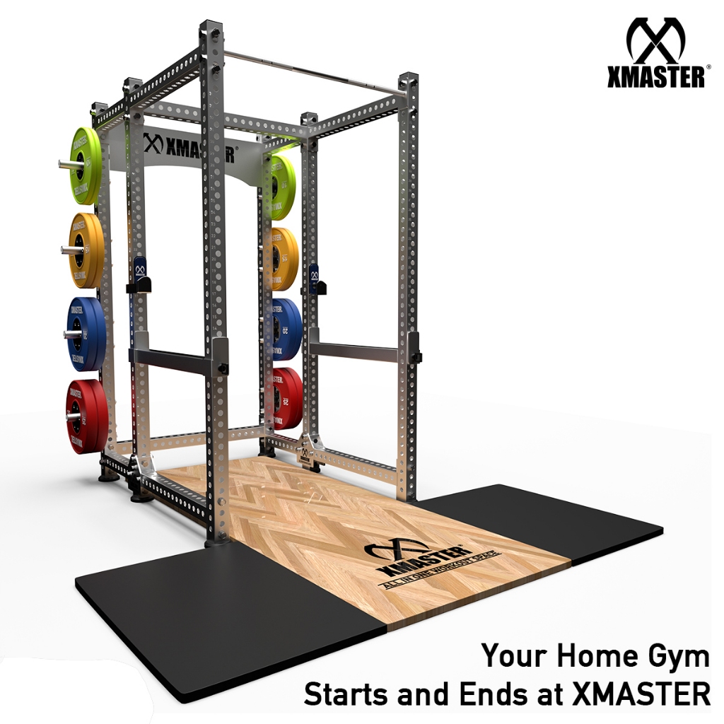 Jual XMASTER Power Rack Home Gym Fitness Powerlifting Bodybuilding ...