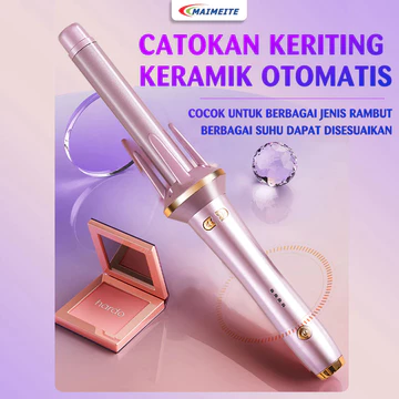 MAIMEITE Catokan Curly Otomatis Catokan Keriting Rambut 25mm Otomatis Ceramics Curly Hair Styler