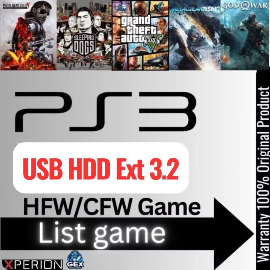 Jual external USB 3.0 HDD isi game PS3 CFW | Shopee Indonesia