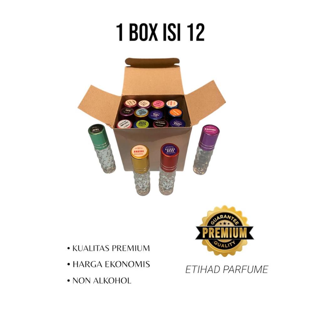 Jual 1 BOX ISI 12 BOTOL PARFUME UNIXEX MACAM2 AROMA (AROMA RANDOM ...