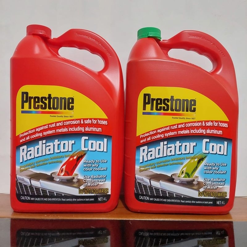 Jual Air Radiator Prestone Coolant Galon 4L Air Radiator Warna Hijau ...
