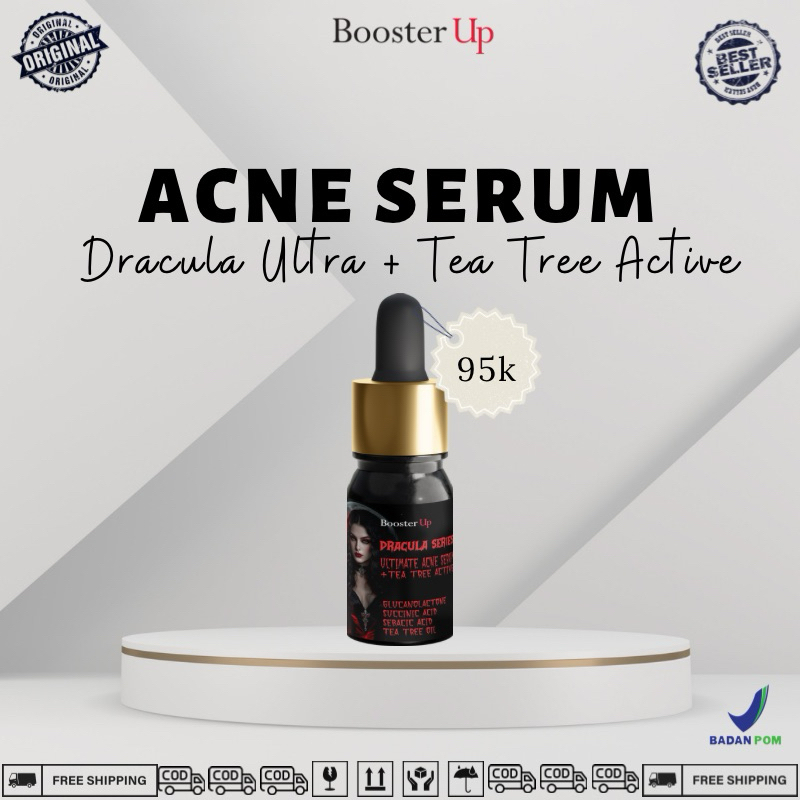 Jual ACNE SERUM Dracula Ultra + Tea Tree Active Booster Up | Shopee ...
