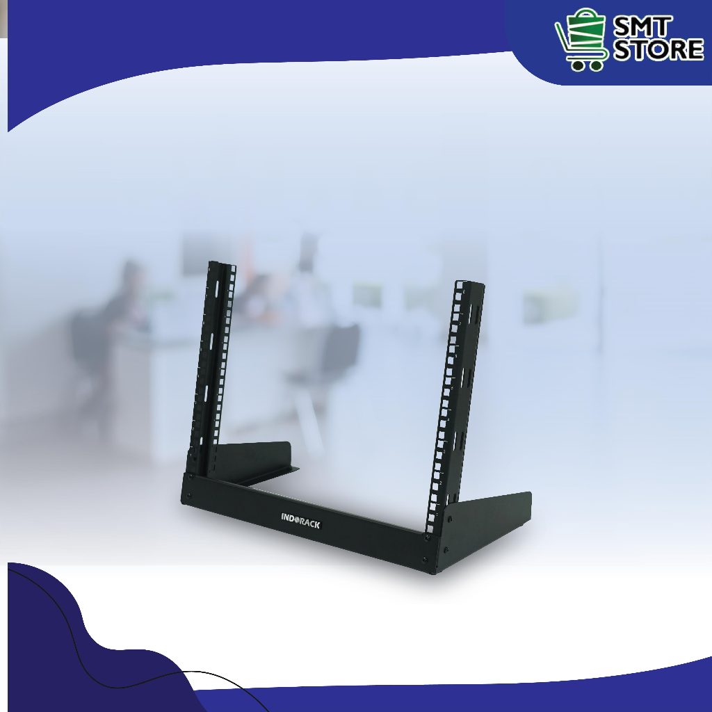 Jual Desktop Open Rack 8U Depth 290mm INDORACK Rak Audio Receiver DOR08 ...