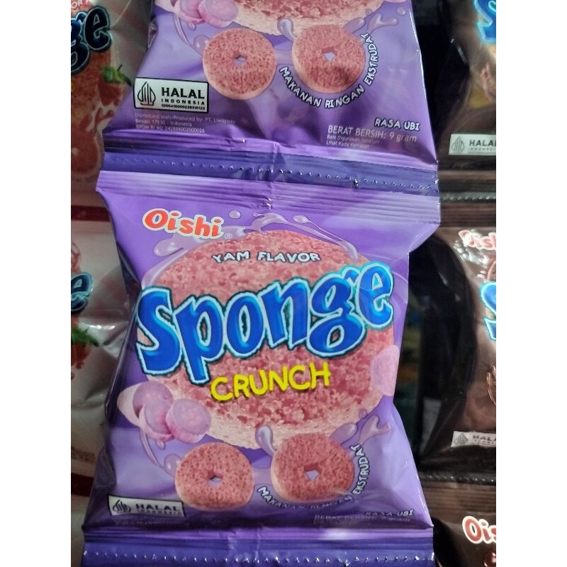 Jual Oishi Sponge Crunch (1 Renceng isi 10 Pcs) | Shopee Indonesia