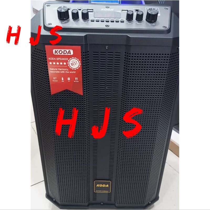 Jual SPEAKER PORTABLE BLUETOOTH KARAOKE KODA KD-1211 U NEW 12