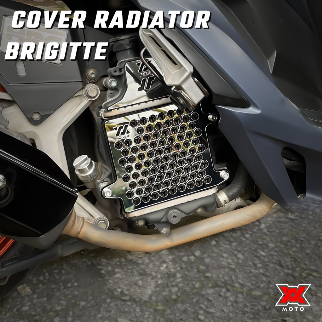Jual Cover Radiator Brigitte Vario Pcx Nmax Aerox Adv Lexi Stylo Tutup ...