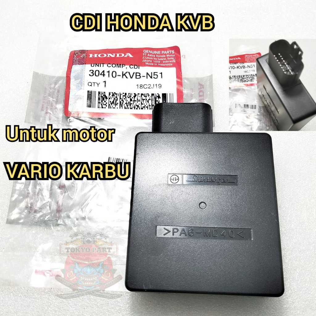 Jual CDI HONDA KVB KUALITA SASLI ORIGINAL HONDA AHM UNTUK MOTOR VARIO ...