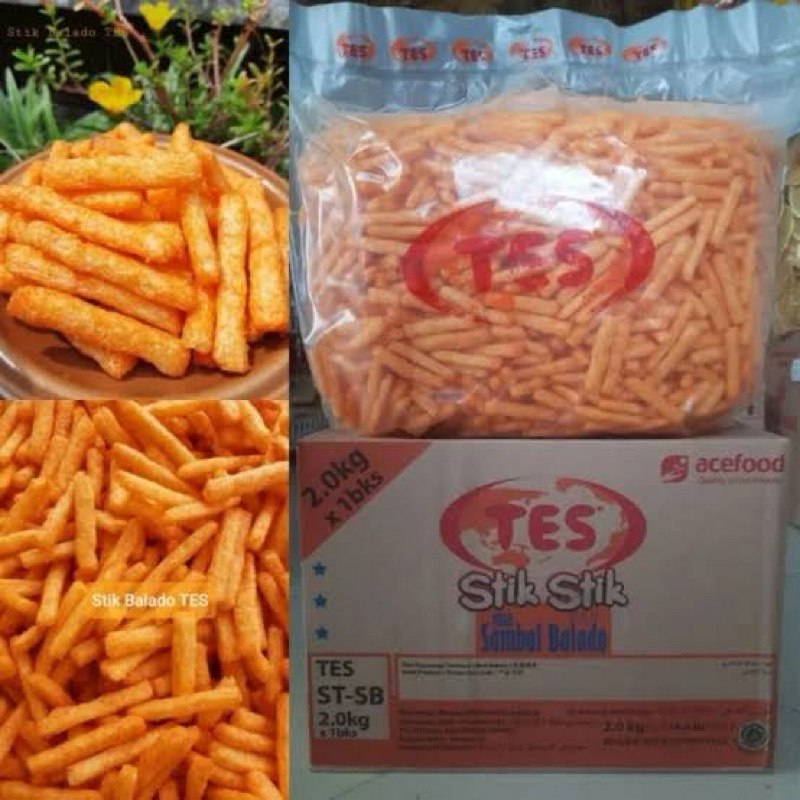 Jual STICK BALADO TES / STIK KEJU TES 500gr REPACK RIVIN (CEMILAN SNACK ...