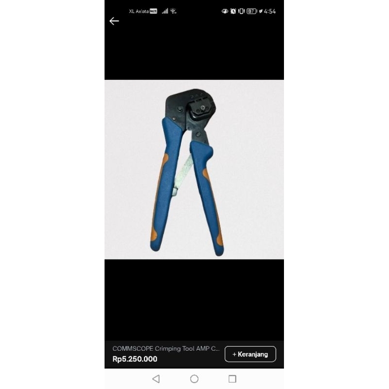 Jual Commscope Cripping Tool AMP Cat6 | Shopee Indonesia