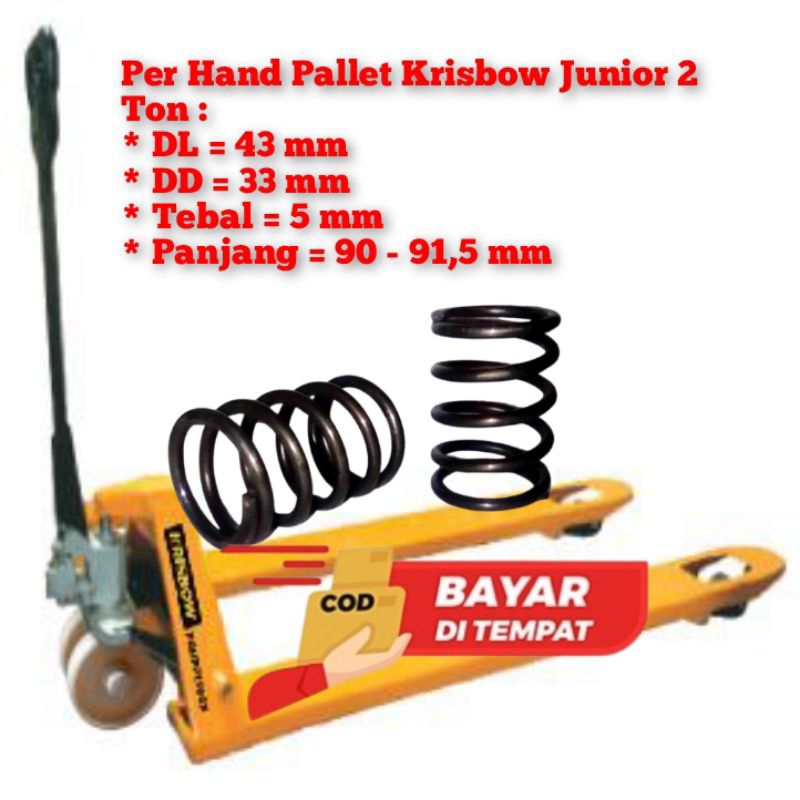 Jual Per Spring Pump Hand Pallet Krisbow Junior 2 Ton | Shopee Indonesia