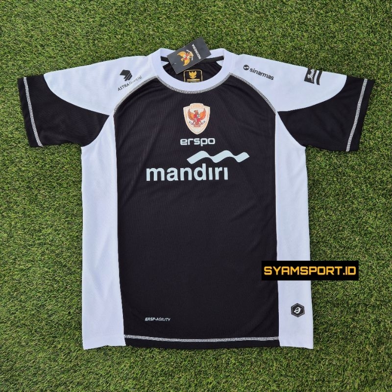 Jual Jersey Training Timnas Indonesia Hitam Putih Terbaru GO Logo Plat ...