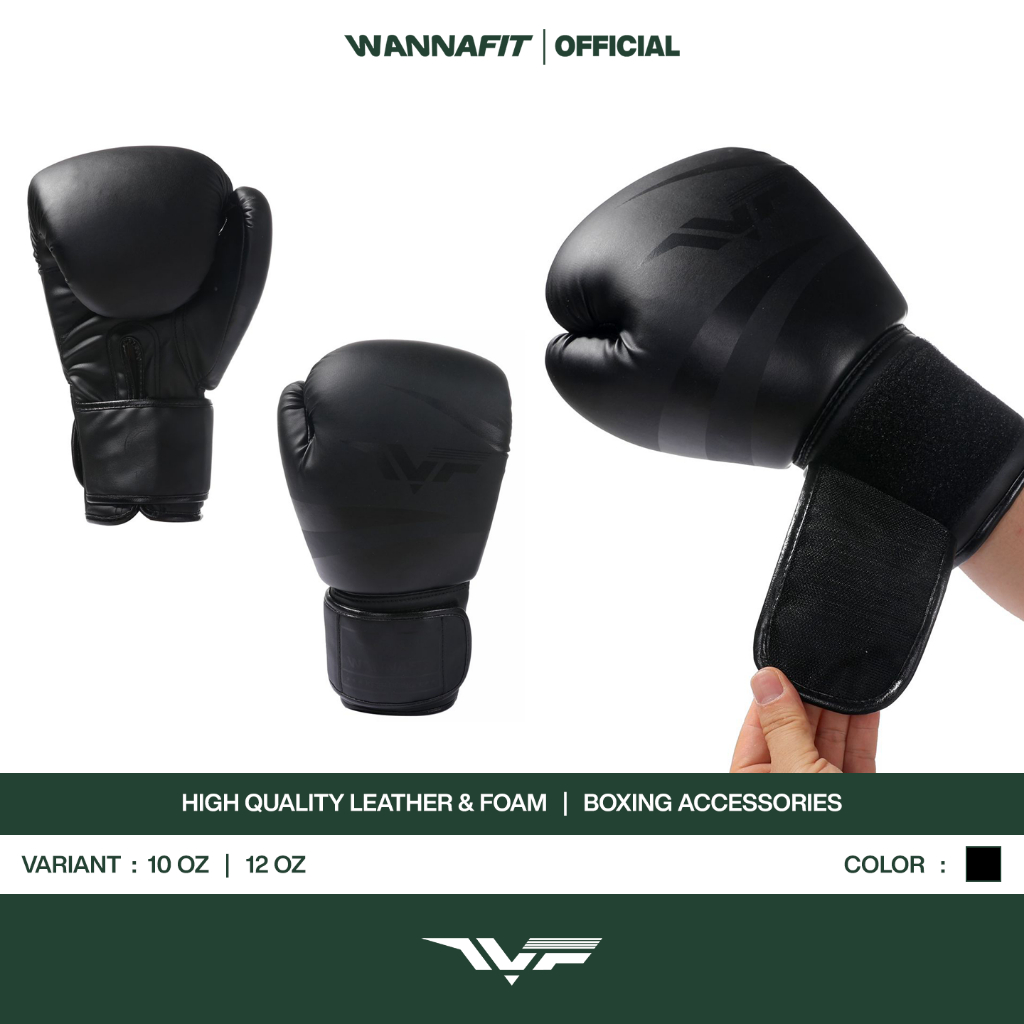 Jual WANNAFIT MAX Sarung Tinju 10oz 12oz | Boxing Gloves | Alat ...