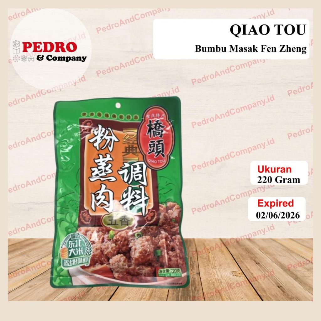 Jual QIAO TOU bumbu masak fen zheng rou 220 gram steamed pork belly ...