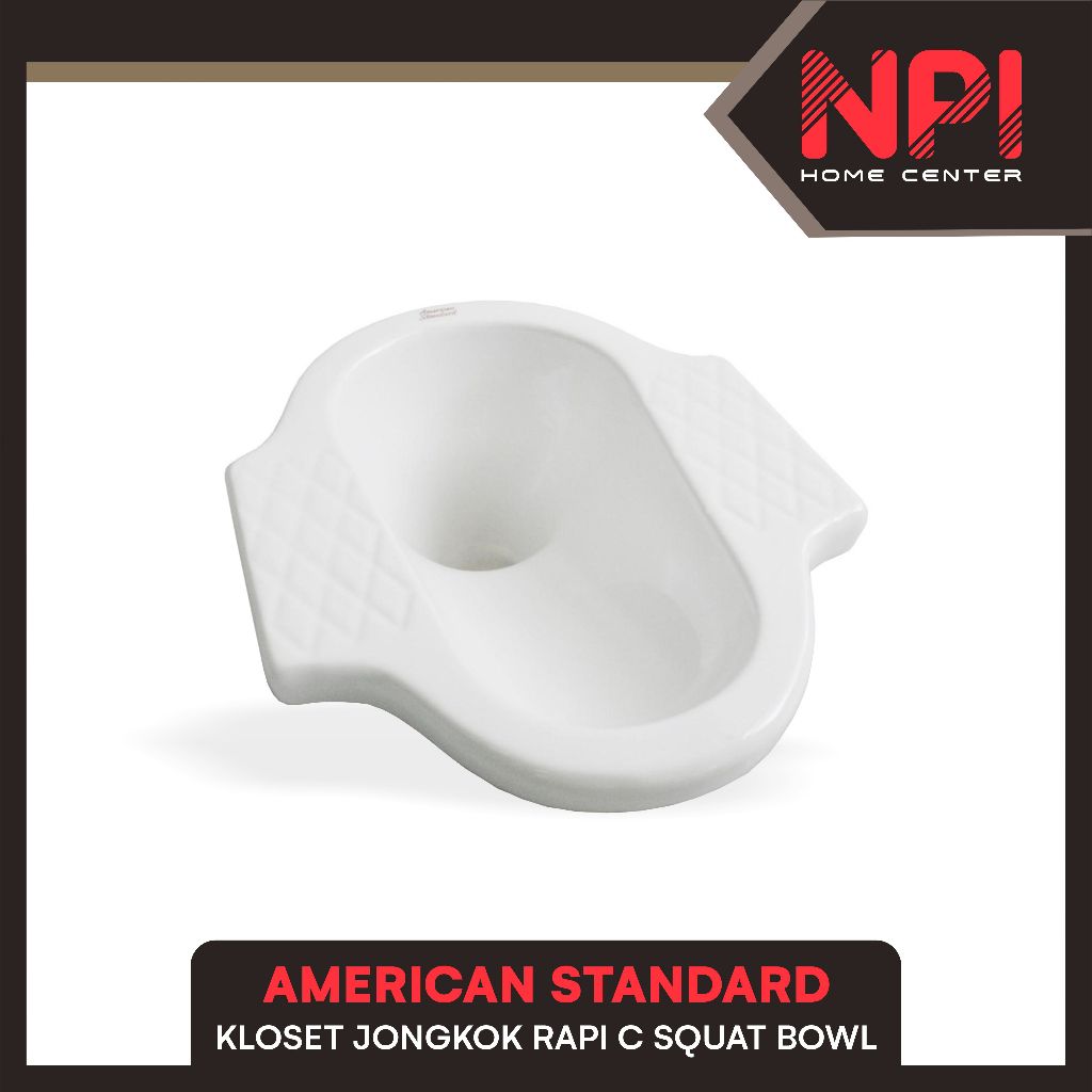 American Standard - Closet / Kloset Jongkok / Toilet Squat Rapi C White