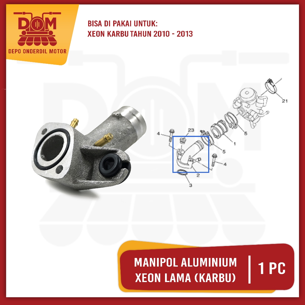 Jual Manipol Xeon Karbu Aluminium (PSP) Insulator Diral Manipul ...