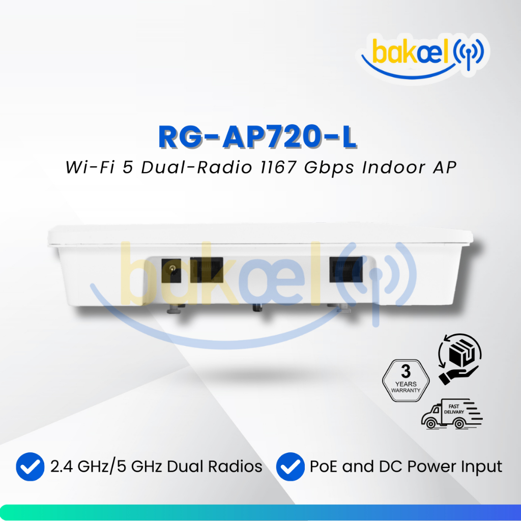 Jual Ruijie RG-AP720-L + POE RG-E-120 GE Wireless Access Point MU-MIMO ...
