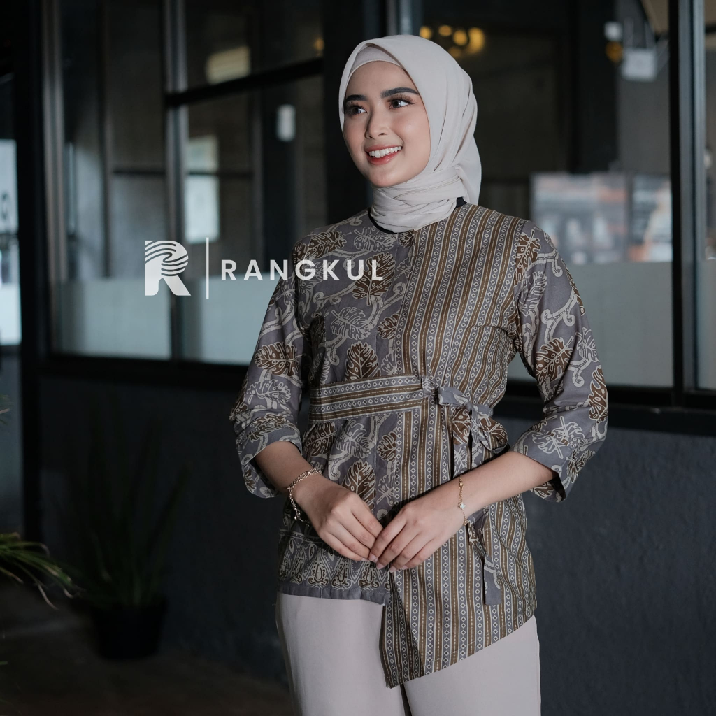 Jual RANGKUL Baju Batik Wanita Modern Motif Rang Rang | Shopee Indonesia